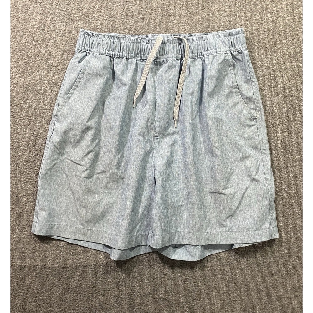 Worldwide Sportsman Men's Fishing Shorts Elastic Waist Gray Size M